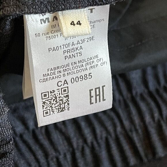 Women's Isabel Marant Etoile Priska Trousers Pant - Picture 10 of 12